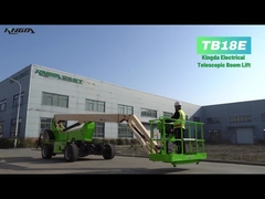 21.5m ความสูงในการทํางาน ไฟฟ้า Telescopic Boom Lift 4WD AWP